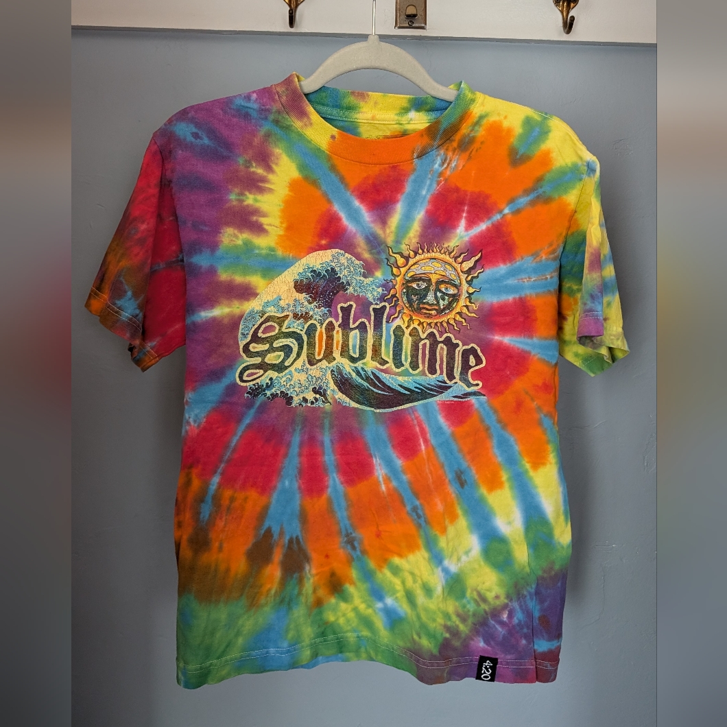 Rare Sublime Rainbow Tie-Dye Short Sleeve Tee
